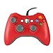 Produktbild Homgrace XBOX 360 Controller USB Gamepad Game Controller Kabelgebunden Joypad für Windows PC / Android Handy / PS3 / Smart TV / Tablet (Rot)