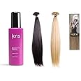 SHE 100PZ HAIR EXTENSION CIOCCHE CHERATINA CAPELLI VERI CM.50/60 NATURALI 100% REMY + RICOSTRUZIONE KNS PROFESSIONAL EXTENSIO