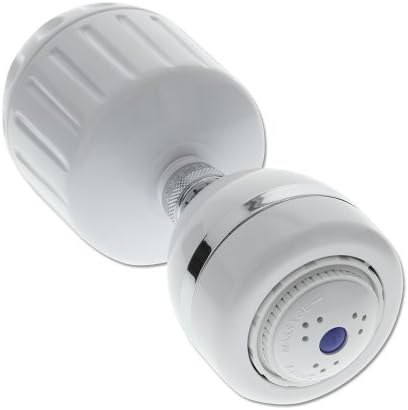 Sprite HO2-WH-M Universal Shower Filter and 3 Setting Shower Head, White