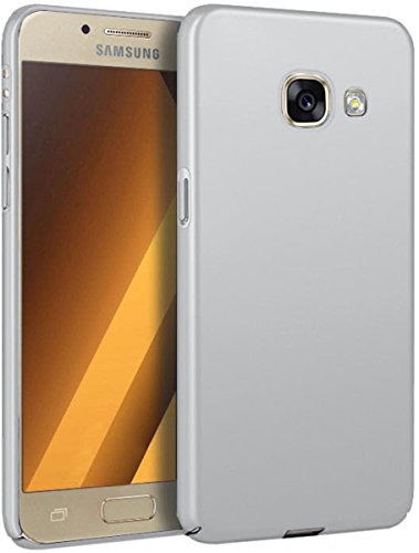 Preisvergleich Produktbild PEDEA Hybrid Hardcase für Samsung Galaxy A3 2017, silber
