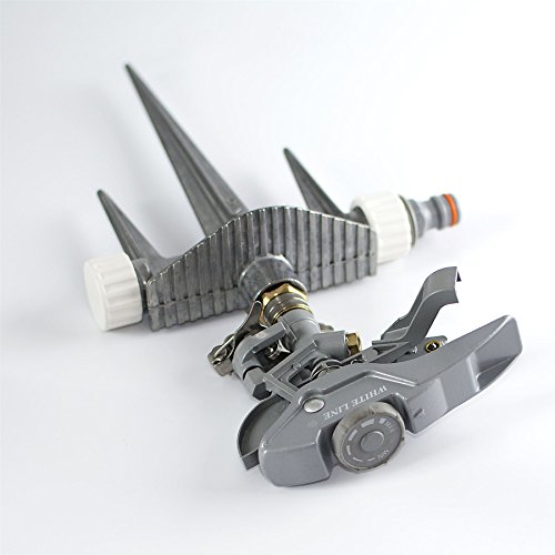 Professional Impulse Metall 3 x Spike Garten Sprinkler Hozelock kompatibel Spritze Heavy Duty - 4