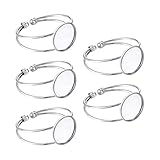 Material premium: estas pulseras están hechas de material hipoalergénico - aleación de alta calidad, no daña la salud y asegura tu piel. No te causará alergias, no importa cuánto tiempo las lleves.