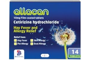 ASREV HEALTHCARE 4X Allacan Cetirizine 10mg – Non Drowsy Allergy Relief