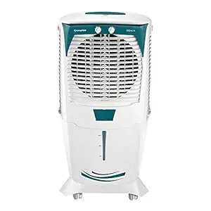 Ozone 75-Litre Inverter Compatible Desert Air Cooler with Honeycomb Pads for Home and Commercial (White and Teal)