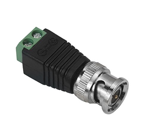 M131 Hohlstecker Cinch BNC Stecker Buchse Kupplung Adapter Schraubklemme LED Kamera (BNC Kupplung) - 2