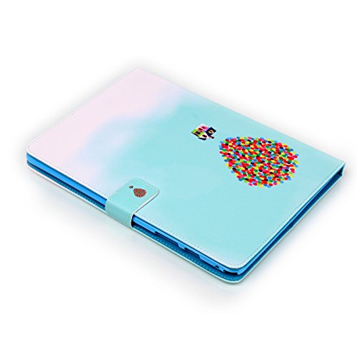 Samsung Galaxy Tab A 9.7 Hülle Schutzhülle T550 Case Hochwertiges Kunstleder, Ultra Dünn PU Leder Etui – mit Standfunktion und Automatischem Schlaf Funktion für Samsung Galaxy Tab A T550N/T555N 24,6 cm (9,7 Zoll) Tablet-PC,A12 - 4
