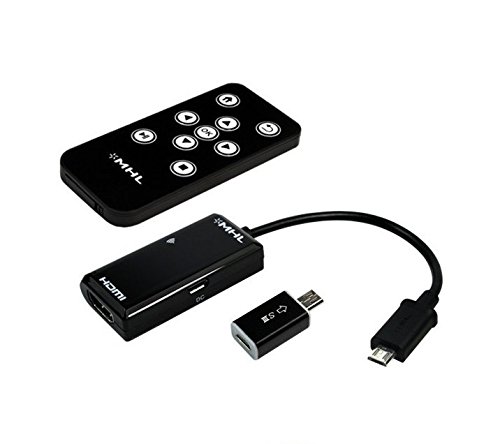 genmine® Micro USB MHL zu HDMI Kabel Adapter mit Fernbedienung für Samsung Galaxy S3/S4/S5 - 3