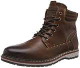 Marrón Mustang Schnür-Boot, Botas Clasicas para Hombre, Marrón (Kastanie 301), 41 EU