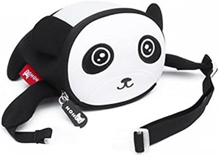 Alnaue Kids Waist Bag Preschool Children 3D Animal Cute Waterproof Toddler backpack … (Panda)
