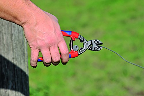 Knipex 71 12 200 CoBolt Kompakt-Bolzenschneider, Griffe mit Mehrkomponenten-Hülle, Öffnungsfeder, 200 mm - 5