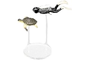 DANLAI Miniatures Ocean Diving Diver Action Figures Modèle sous-Marin World Sea Turtle Explore Les Accessoires De Décoration De Plongée