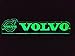 Produktbild 24 Volt LED Leuchtschild für LKW Truck Trucker Fahrer Grün Logo Schild Kabine Zubehör Dekoration Accessoires Laser Graviert 24V / 5W