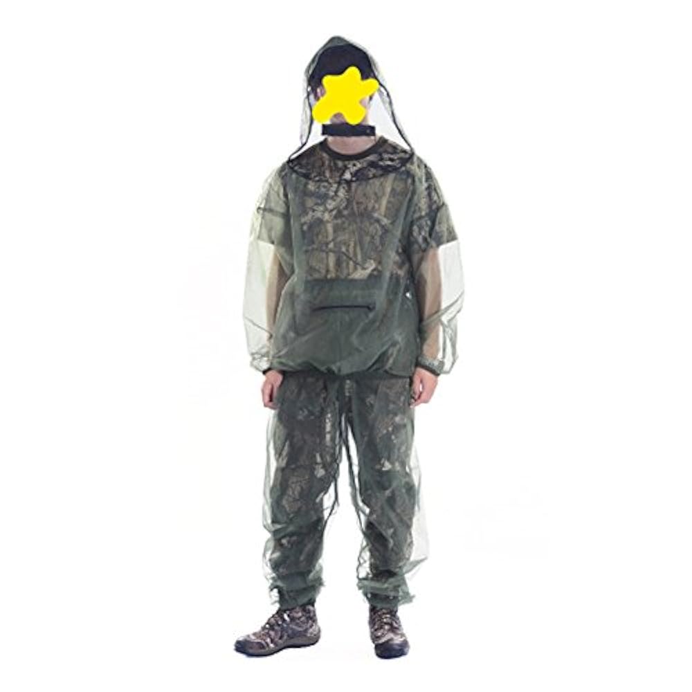 GOGO Bug Repellent Kleidung, Jacke und Hose, Bug Suit - M