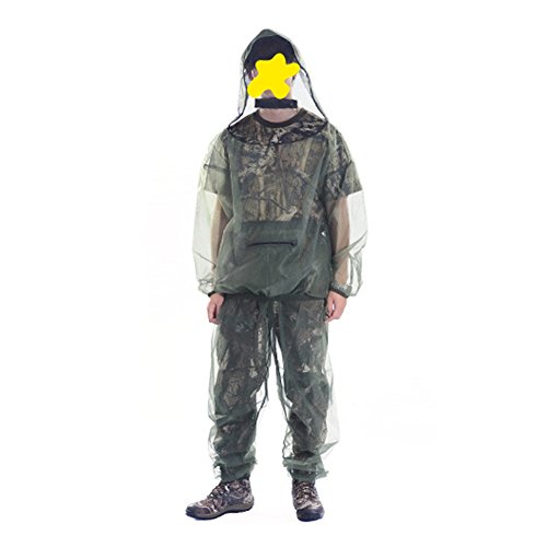 GOGO Bug Repellent Kleidung, Jacke und Hose, Bug Suit - M