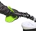 Baby-Joy Muff Hand warmer Black-Green Hand protection Stroller glove Sled glove - MU-05