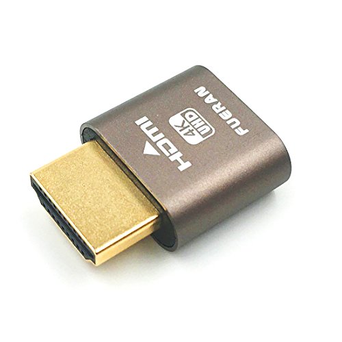 HDMI Dummy Plug, headless Ghost, Display Emulator & # xff08; Passform headless-1920 X 1080 New Generation @ 60Hz & # xff09;