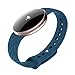 Produktbild XHZNDZ Frauen Smart Watch für iPhone Android Phone mit Fitness-Schlaf-Überwachung Wasserdichte Remote-Kamera GPS Auto Wake-Bildschirm (Farbe : Blau)