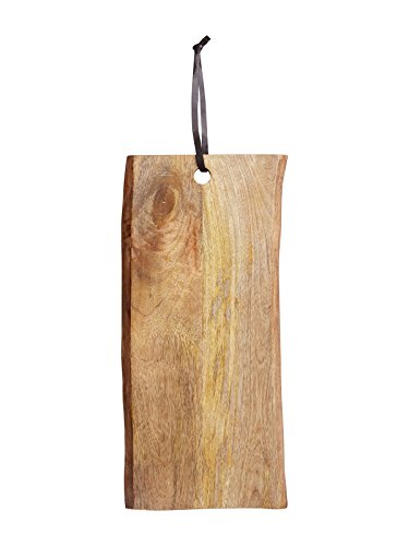 Master Class Schneidebrett / Servierbrett, klein, rustikales Design, aus Mango-Holz, holz, braun, 23 x 50 cm (9 x 19.5 inches) - 4