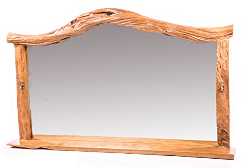Großer Bad Spiegel ~ HUBINY ~ 156 cm - Unikat - aus Wurzelholz (wm1066)