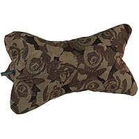 Lesekissen Bücherkissen Leseknochen Strandkissen Yogakissen Nackenkissen von Beletage - Rosen braun HM