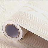 1.Material:PVC AdorabPaper Grano De Madera Papel Pintado Grosor Pvc Autoadhesivo Papel Pintado Retro 3D Estéreo Adhesivo De Pared Impermeable Armario Mesa Muebles Beige 60cm X 200cm (23.6in X 78.7in)