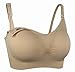 iLoveSIA Womens Breastfeeding Nursing Bra Black+Beige+Pink Size XL Fit 36CD 38BC 40AB