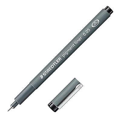 Staedtler - Pigment Liner 308 - Feutre Pointe Calibrée 0.05 mm Noir