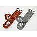 Shorven Baby Kids Cotton Socks Knee High Long Socks 2 Packs Grey&Brown Fox (2 pairs) M (3-4 Years)