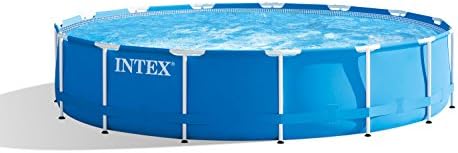 Intex Metal Frame Pool Set 457 x 84cm,  blau
