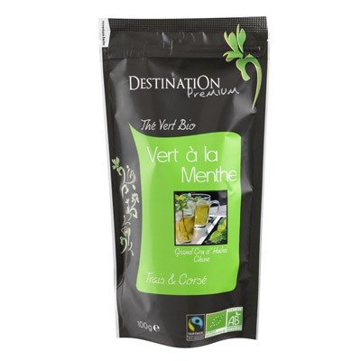 Preisvergleich Produktbild Grüner Tee mit Pfefferminz BIO 100g