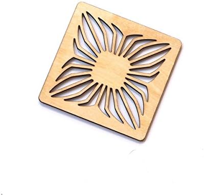 Laser cut wooden coaster set - Model 2.1