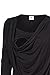 Gail Maternity & Breastfeeding Dress Tunic Top (Large 12-14, Black)