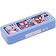 Ski Homeware Puzzle Pencil Box With Number Lock And Game, Perfect For School Children, An Ideal Gift For Kids - Spidey - Plastic, Multicolor