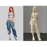 Anime Girl Figure - Detaylı Tasarım Estetik Anime Kız Fig&uuml;r&uuml; - Koleksiyonluk Biblo, Oyuncu Masası Aksesuarı ve - Anime Severl