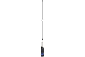 Antenna CB PNI di Sirio ML145 con filettatura PL, lunghezza 145 cm, 27-28,5 MHz, 900W, senza cavo, made in Italy