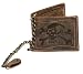 Produktbild Greenburry Bikerbörse Geldbörse 12,5 x 3 x 10 cm braun Portemonnaie mit Skull Motiv