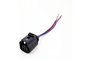 PA PRODUCTS 4 PIN CONNECTOR PLUG TEMPERATURE SENSOR FOR VW AUDI SEAT PRE WIRED 4B0973712