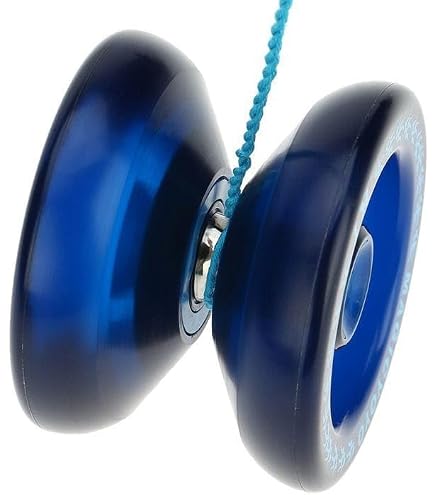 Duncan Toys Butterfly XT Yo-yo avec corde, axe à roulement à billes et corps en plastique, Yo-yo pour tour de corde, violet avec capuchon bleu
