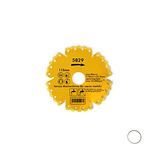 Preisvergleich Produktbild Diamant-Trennscheibe Diamantscheibe Holz Plastik Beton Metall Universal 115 mm