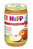 HiPP Früchte Pfirsich in Apfel, 6er Pack (6 x 250 g)