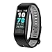 Produktbild htfrgeds Smartwatch,Smart Watch Sport Uhr Smart Uhr Fitness Tracker mit Schrittzähler Schlafanalyse 0.96 Zoll SMS Facebook Vibration Kompatible Android Handy für Herren Damen (Grau)
