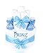 Produktbild Windeltorte Junge Hellblau "PRINZ " 1x weißes Lätzchen,1x Babysocken + Grußkarte| Geschenk Geburt