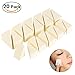 PIXNOR Makeup Wedges Foundation Sponge Nail Art Sponges Non Latex - 20 Pack