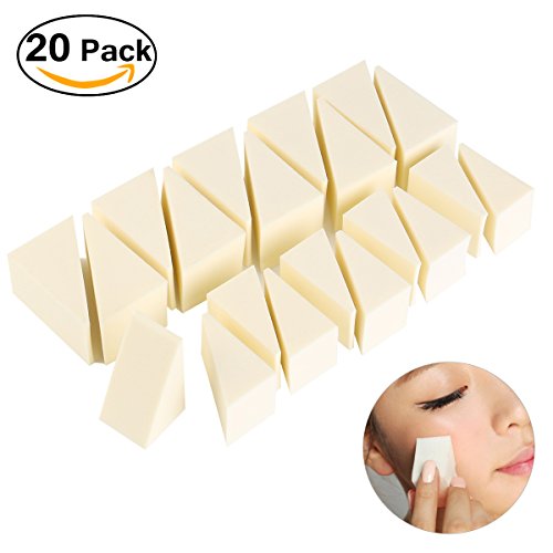 PIXNOR Makeup Wedges Foundation Sponge Nail Art Sponges Non Latex - 20 Pack