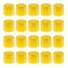 Generic Pack of 20 Car SUV Wheel Tire Screw Bolt Cover Cap Lug Nuts 17mm - yellow RS.365.00