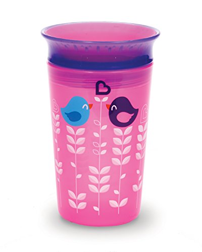 Munchkin Miracle 360 Degree Deco Sippy (266 ml, Pink Bird)