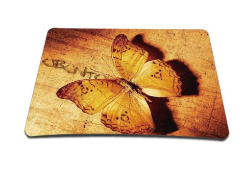 Luxburg® Design XL Gaming Mauspad Mousepad, Motiv: Vintage Schmetterling