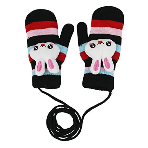 baby girl gloves with string