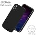 Produktbild Happon iPhone XS Max Akku Hülle, [6000mAh] Tragbare Ladebatterie Zusatzakku Externe Handyhülle Batterie Schutzhülle Wiederaufladbare Akku Case für iPhone XS Max Battery Pack Power Bank