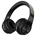 Produktbild KUNCC Bluetooth Wireless Over-Ear-Stereo-Spiel Kopfhörer Wireless/mit Mikrofon Für Musik-Streaming Für iPhone 6S 6 5S 4S, iPad, Ipod, Galaxy, Smartphones Bluetooth-Geräte,Black